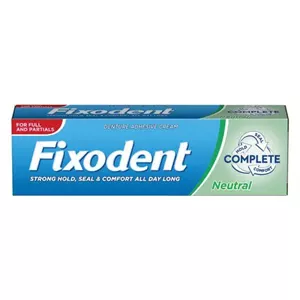 چسب دندان مصنوعی فیکسودنت (Fixodent) مدل Neutral Taste وزن 47 گرم
