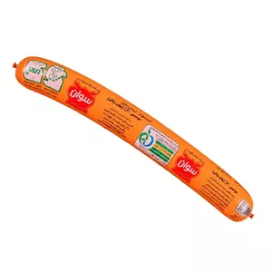 سوسیس هات داگ 60 درصد سوان وزن 500 گرم (بسته بندی-توری)