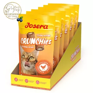تشویقی گربه جوسرا کرانچیز با طعم مرغ Josera Cat Crunchies Chicken وزن 60 گرم