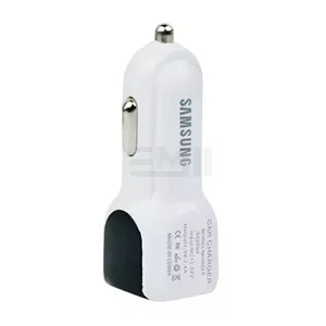 شارژر فندکی SAMSUNG AKEA 2.4A DC12 15W 2PO سفید