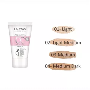 سی سی کرم فارماسی رنگ Light to medium 02 