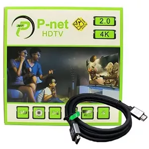 کابل HDMI پی نت مدل HDTV طول 3 متر اصلی با گارانتی 4K