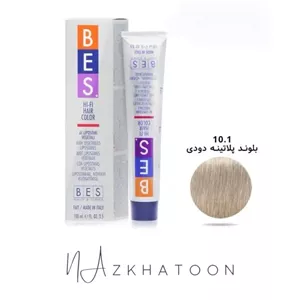 رنگ موی ۱۰۰ میل بس BES سری ASH شماره 10/1 بلوند پلاتینه (خاکستری)