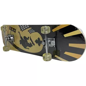 اسکیت برد بزرگسال وارداتی مدل yellow board مشکی