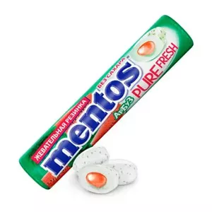 آدامس مغزدار منتوس mentos هندوانه ای 15 گرم