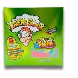 آبنبات میوه ای ترش 5 طعم xtreme sour