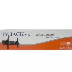 پایه نگهدارنده دیواری متحرک تلویزیون تی وی جک مدل Z02 متحرک مناسب برای سایز 26 تا 55 اینچ