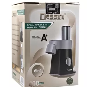 سالادساز دسینی مدل DK1001 ظرفیت 1 لیتر با 6 تیغه