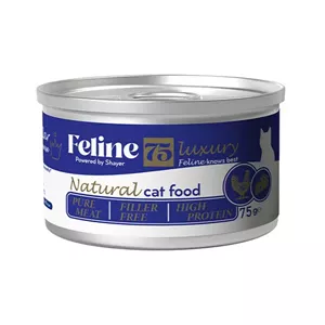 کنسرو نچرال گربه فیلاین طعم مرغ و پنیر چدار75g