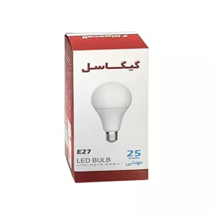 لامپ حبابی مهتابی 25 وات گیگاسل