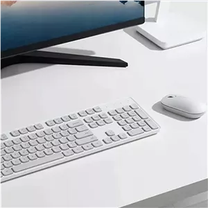 ست کیبورد و ماوس بی سیم شیائومی مدل WXJS03YM سفید