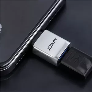 مبدل USB-C OTG به USB جووی مدل OT-1 طوسی
