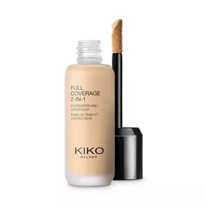 کرم پودر و کانسیلر کیکو مدل 2 در 1 فول کاور KIKO MILANO شماره WB30
