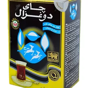 چای دو غزال شیرنشان عطری 500 گرمی