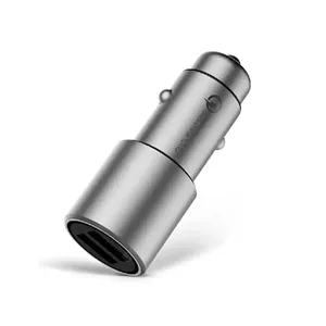 شارژر فندکی شیائومی مدل CC02CZM QC3.0 نقره ای