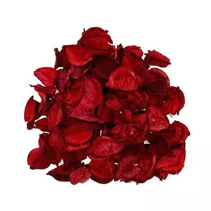 گل خشک قرمز بسته 85 گرمی