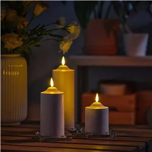 شمع استوانه ای LED ایکیا مدل SMALOM