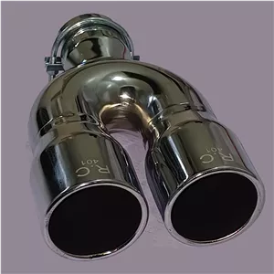 سر اگزوز مدل دو لول R.C 401 آبکاری کرم