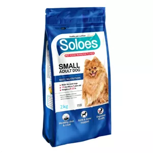 غذا خشک سگ بالغ نژاد کوچک soloes