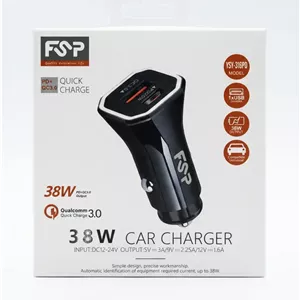 شارژر فندکی مدل YSY-316PD دارای خروجی USB و TYPE-C فست شارژ 38 وات