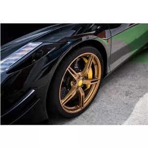 اسپری رنگ رینگ طلایی دوپلی کالر مدل wheel paint حجم 400 میلی لیتر