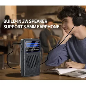 رادیو FM، AM، SW مدل TG-99 دارای پورت USB