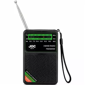 رادیو جیبی شارژی JOC مدل TG سه موج FM-SW-AM