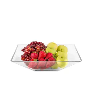 میوه خوری شیشه ای مربع لیمون 