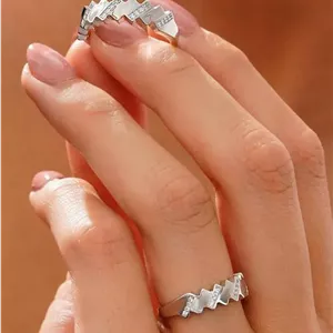 حلقه ست نقره ازدواج زنانه و مردانه وارداتی