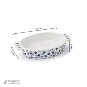 ست 3 عددی مرغ خوری بیضی طرح گل بهاری