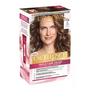 کیت رنگ مو لورآل (Loreal) شماره 6 حجم 48 میلی‌ لیتر رنگ قهوه ای دودی