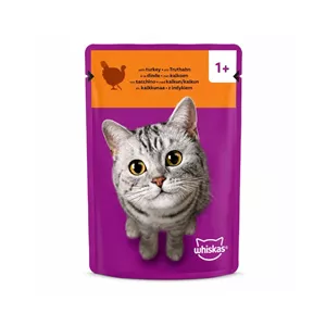 پوچ ویسکاس گربه طعم بوقلمون در ژله 85 گرم