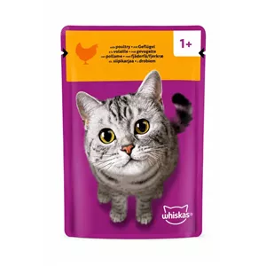 پوچ ویسکاس گربه طعم ماکیان در ژله 85 گرم