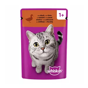 پوچ ویسکاس گربه طعم اردک در ژله 85 گرم