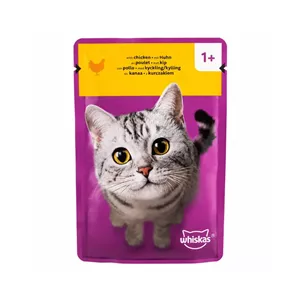 پوچ ویسکاس گربه طعم مرغ در ژله 85 گرم