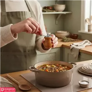 قهوه ساب دستی چوبی و استیل ریما مدل 13308