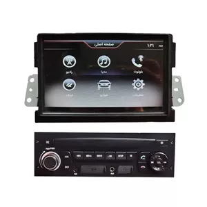 پخش کننده تصویری خودرو مدل 207-oto-1din