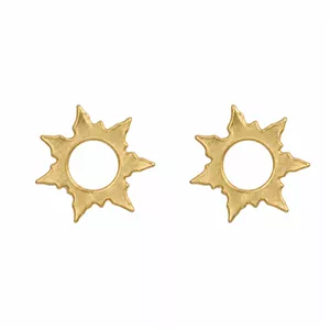 گوشواره میخی طرح خورشید 0.28