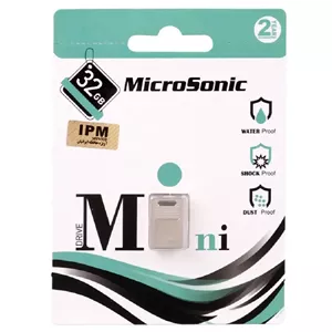 فلش 32 گیگ میکروسونیک Microsonic Drive Mini 32GB نقره ای
