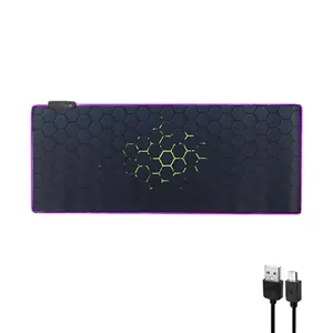 ماوس پد RGB مخصوص بازی 80*30 لانه زنبوری