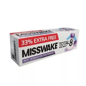 خمیر دندان میسویک (Misswake) مدل Total 8 حجم 100 میلی‌ لیتر مجموعه 2 عددی