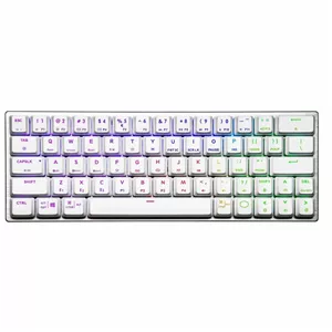 کیبورد کولر مستر مدل SK622 Silver White | گارانتی سلامت فیزیکی کالا