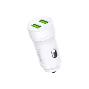 شارژر فندکی دو پورت 12W ارلدام مدل ES-CC23