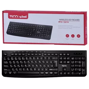 کیبورد بی سیم تسکو مدل TK 7007W مشکی