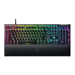 کیبورد مخصوص بازی ریزر مدل Blackwidow V4 Green Switch | گارانتی 18 ماهه پانا
