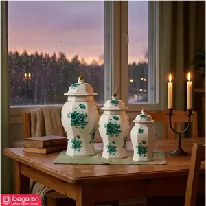 ست جینجر جار 3 عددی گل صحرا