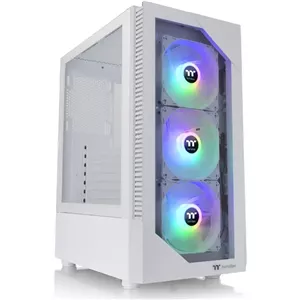 کیس کامپیوتر ترمالتیک مدل View 200 Tempered Glass ARGB - Snow | گارانتی 36 ماهه اواژنگ