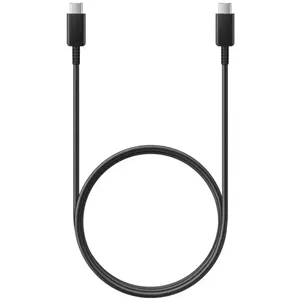 کابل سوپر فست شارژ دو سر تایپ سی اصلی یک متری سامسونگ Samsung 5A USB-C to USB-C Cable EP-DN975BBEGWW مشکی