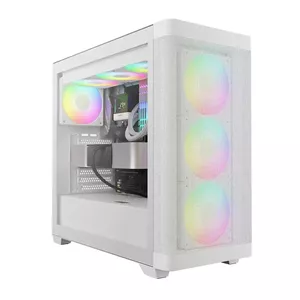 کیس کامپیوتر گیم دیاس سفید مدل Athena M3 GAMING | گارانتی 18 ماهه سایبر