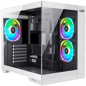کیس کامپیوتر اووست سفید-مشکی مدل GT-AQ12 B-W | گارانتی 12 ماهه تابا